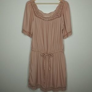 Max studio blush pink dress size medium